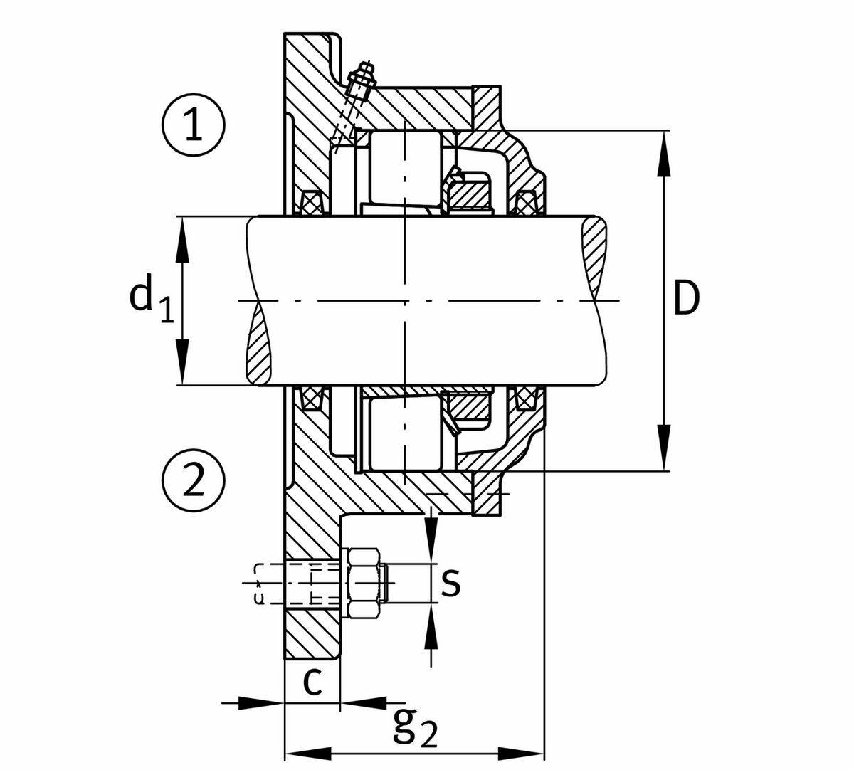 Фланцевый корпус FAG F506-WB-L