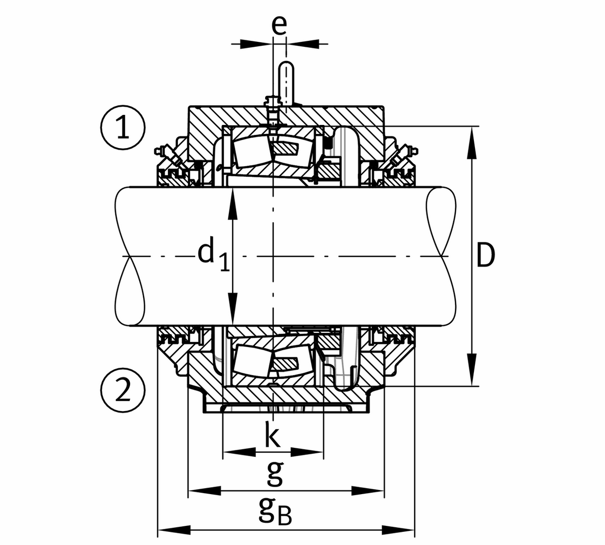 Стационарный корпус FAG SNS30/530-B