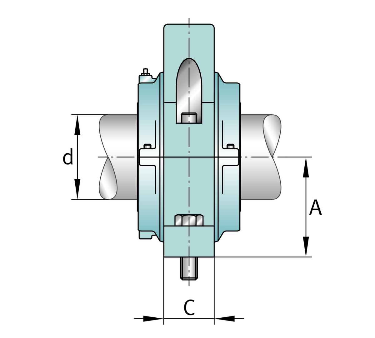 Узел стационарного корпуса FAG S1SNLH-403-HD-2B