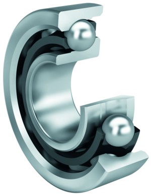 Радиально-упорный шарикоподшипник FAG 7320-B-XL-TVP-L055-UM