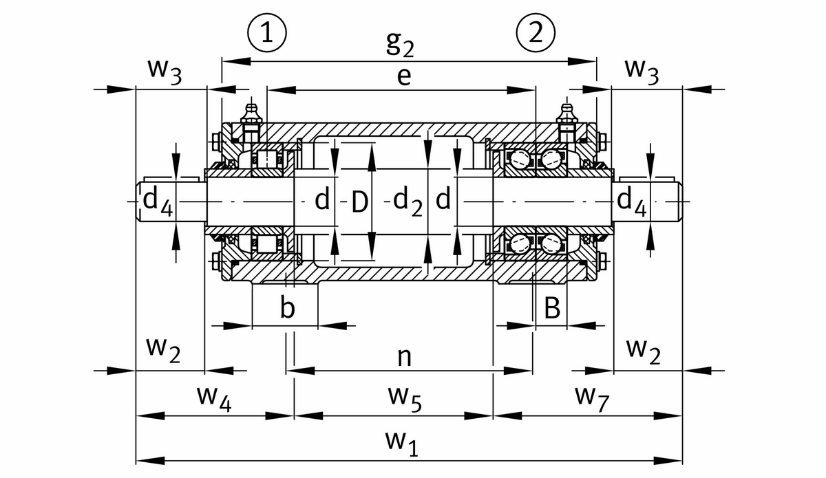 Узел стационарного корпуса FAG VRE312-C