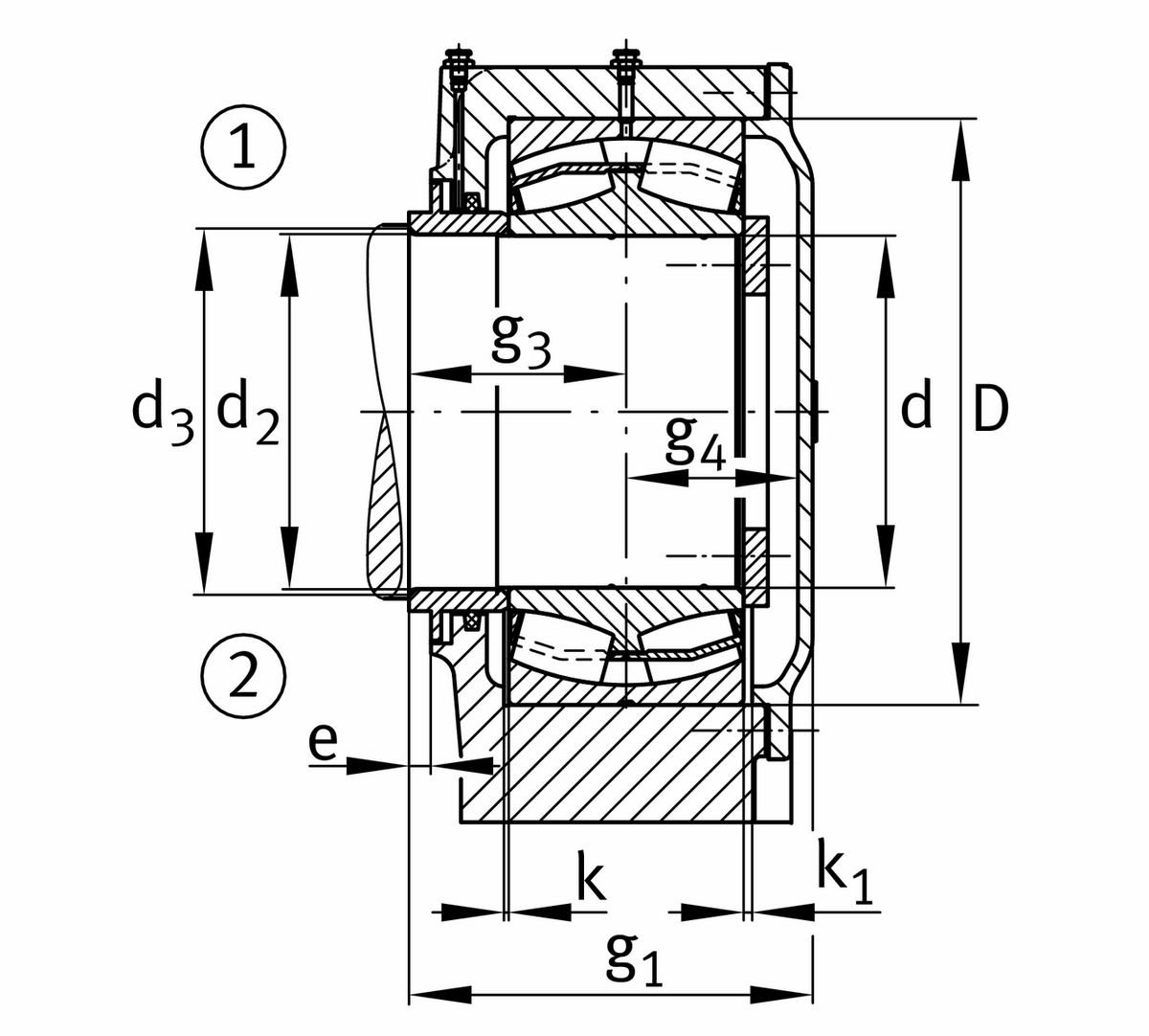 Стационарный корпус FAG RLE4138-Z-BF-L