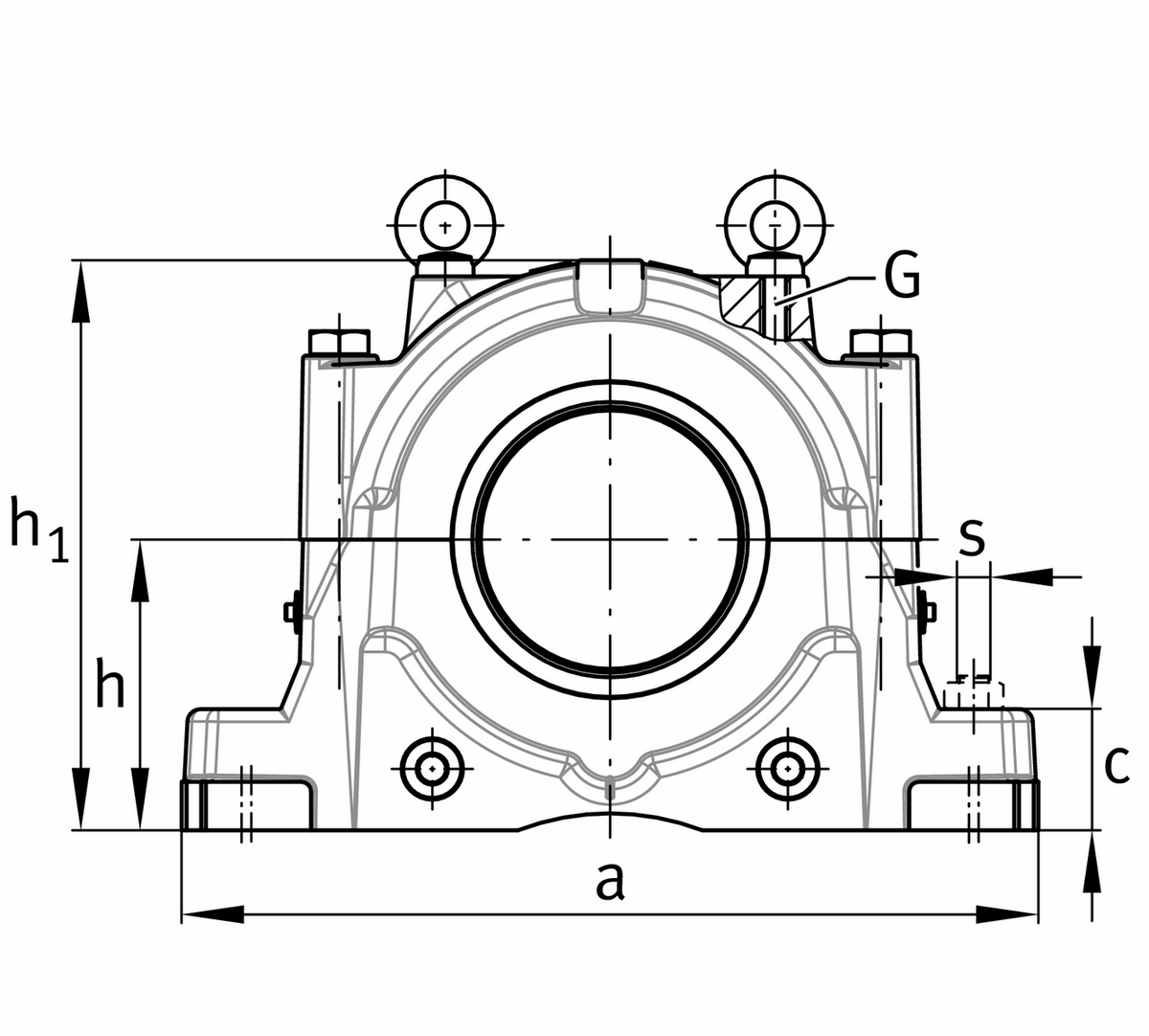 Стационарный корпус FAG SNS30/530-Z-D