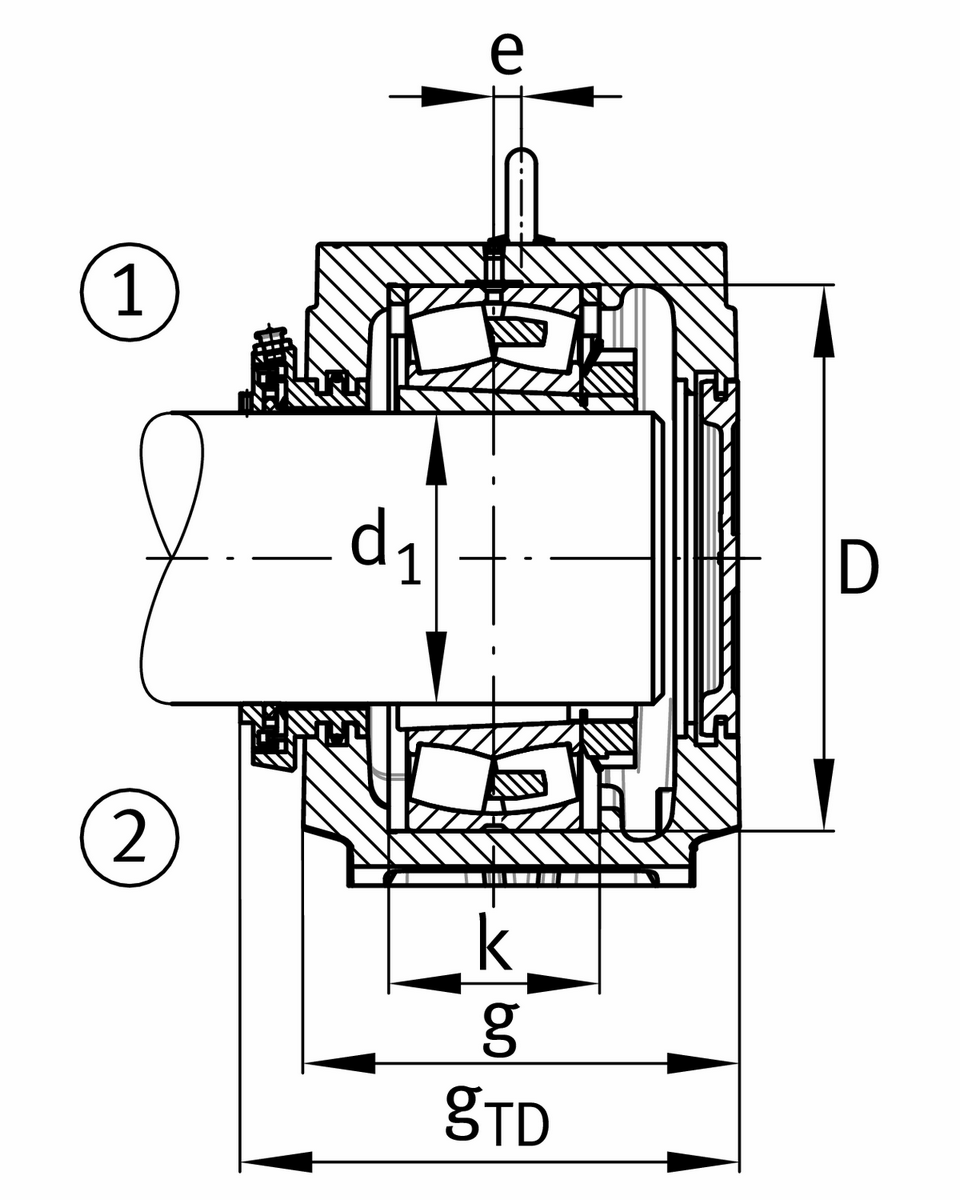 Стационарный корпус FAG SNS30/530-Z-D