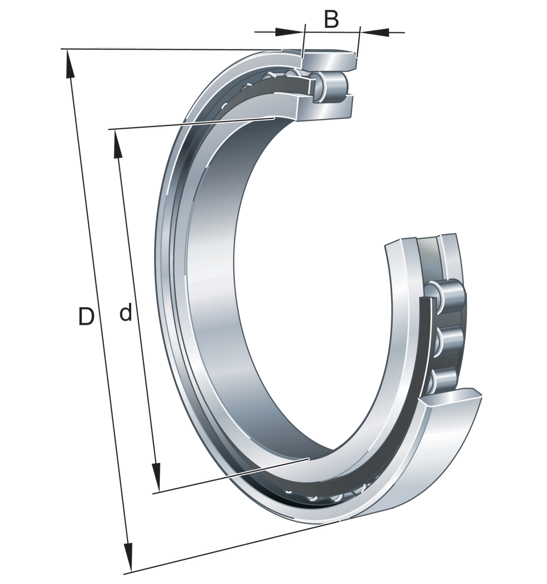 Цилиндрический роликоподшипник FAG N314-E-XL-TVP2-J20A-J48BB-C3