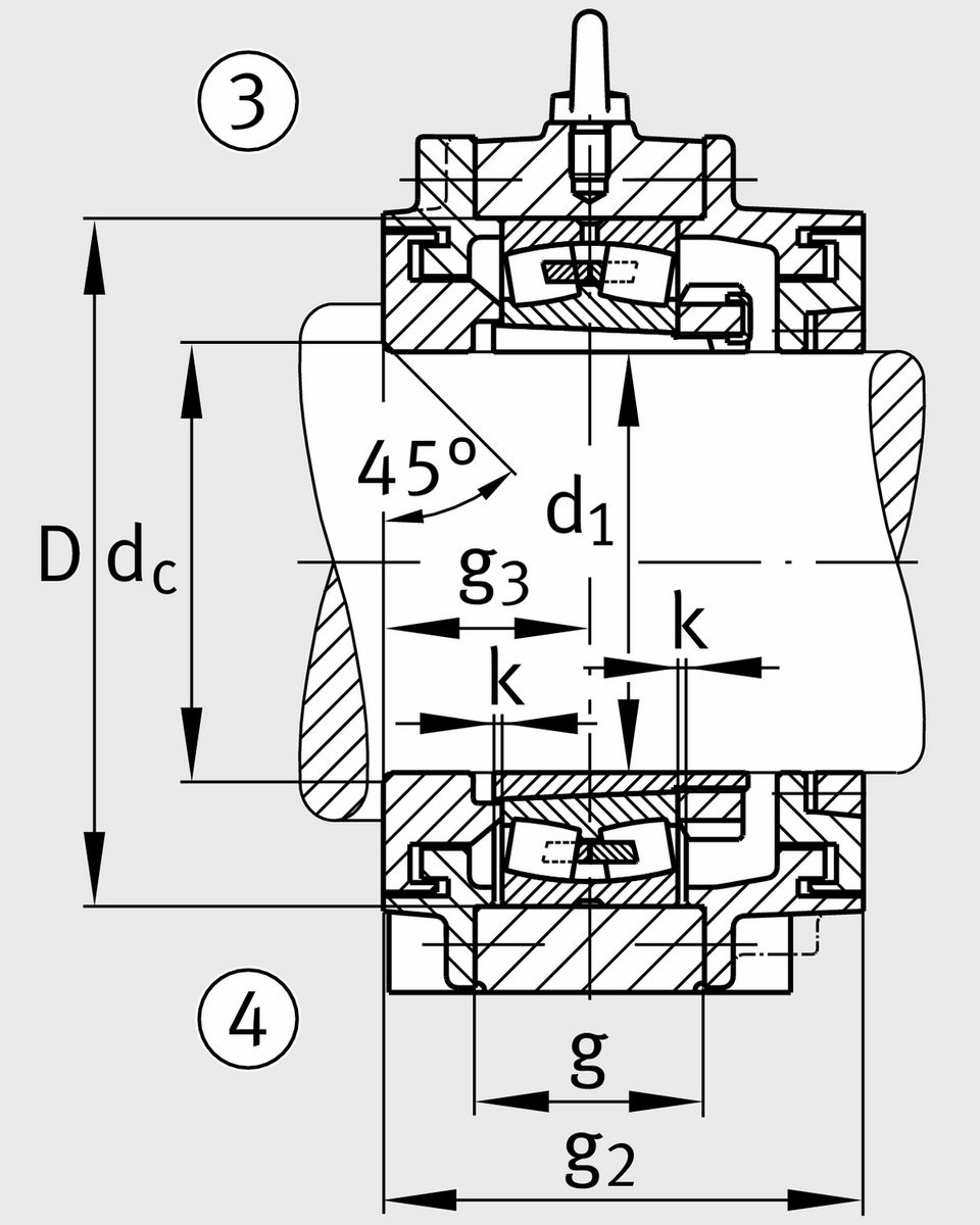 Тело корпуса FAG BND2213-H-C-Y-AF-D