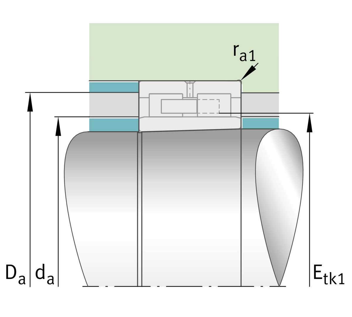Цилиндрический роликоподшипник FAG NNU4996-S-K-M-SP