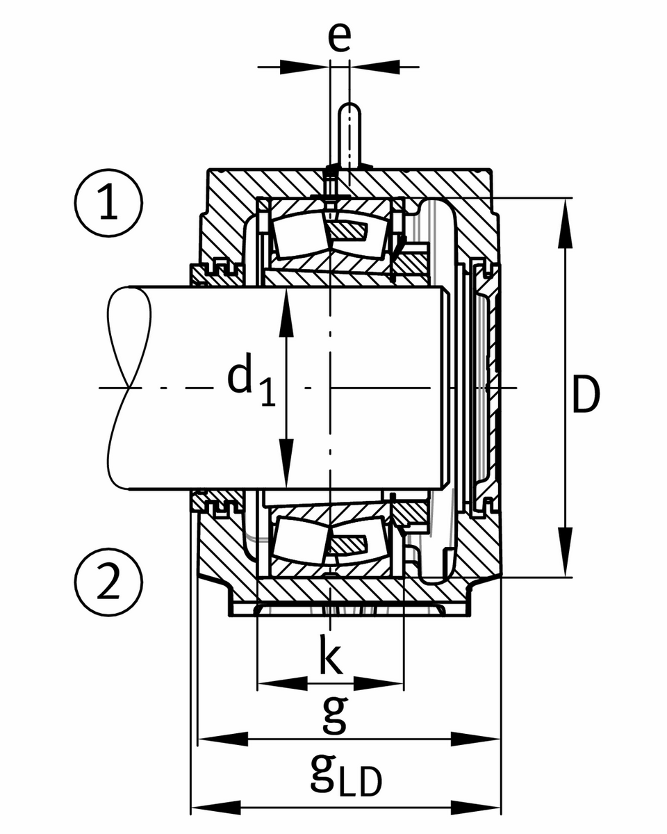 Стационарный корпус FAG SNS30/530-Z-D