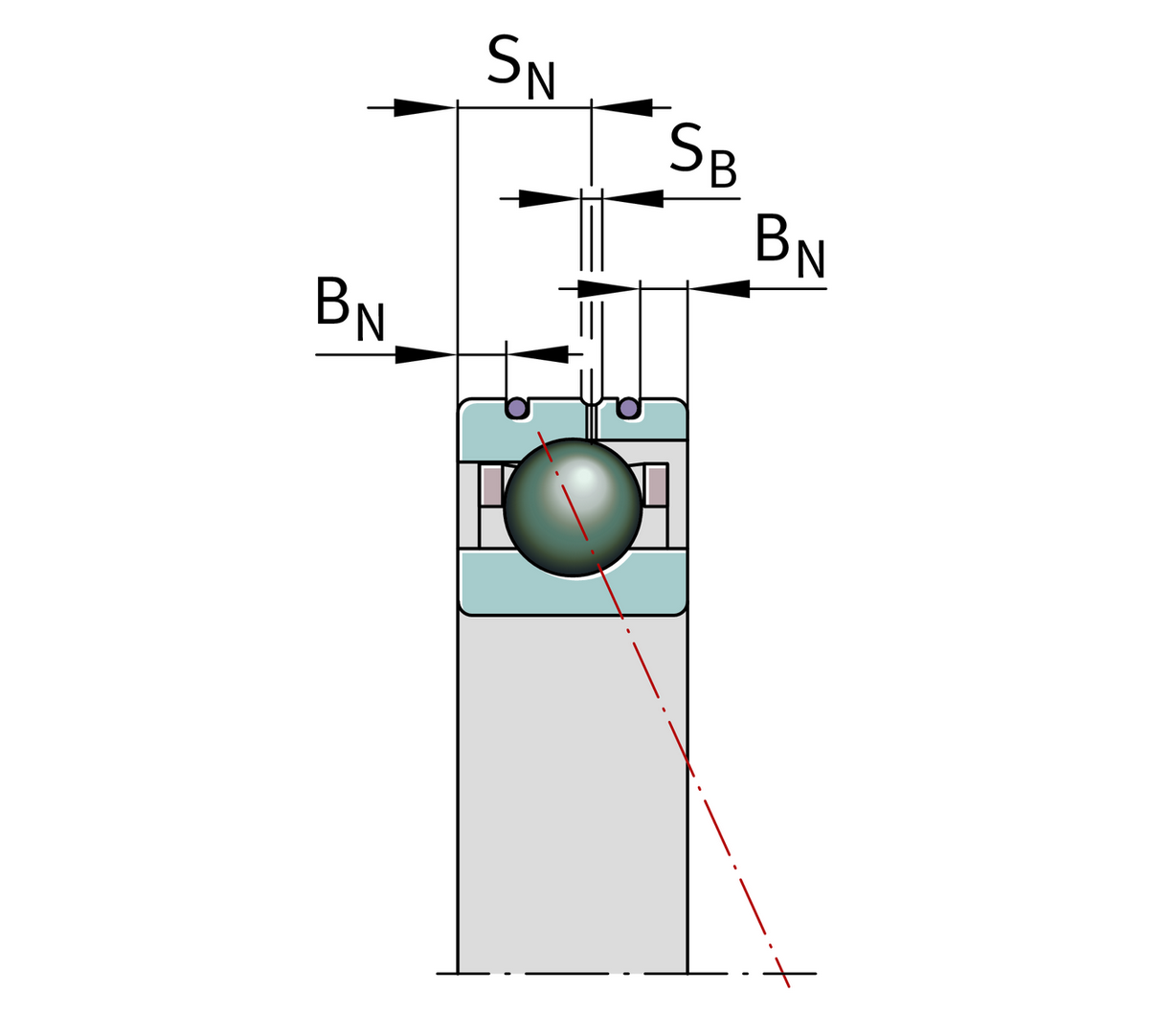 Высокоскоростной шпиндельный подшипник FAG HC7022-EDLR-T-P4S-UL