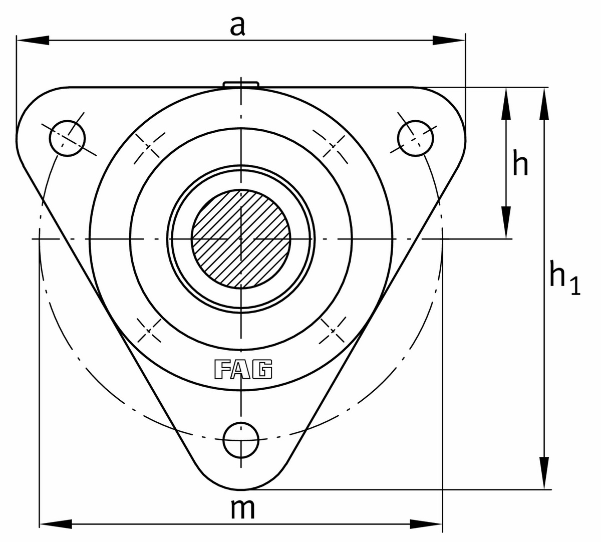 Фланцевый корпус FAG F11210