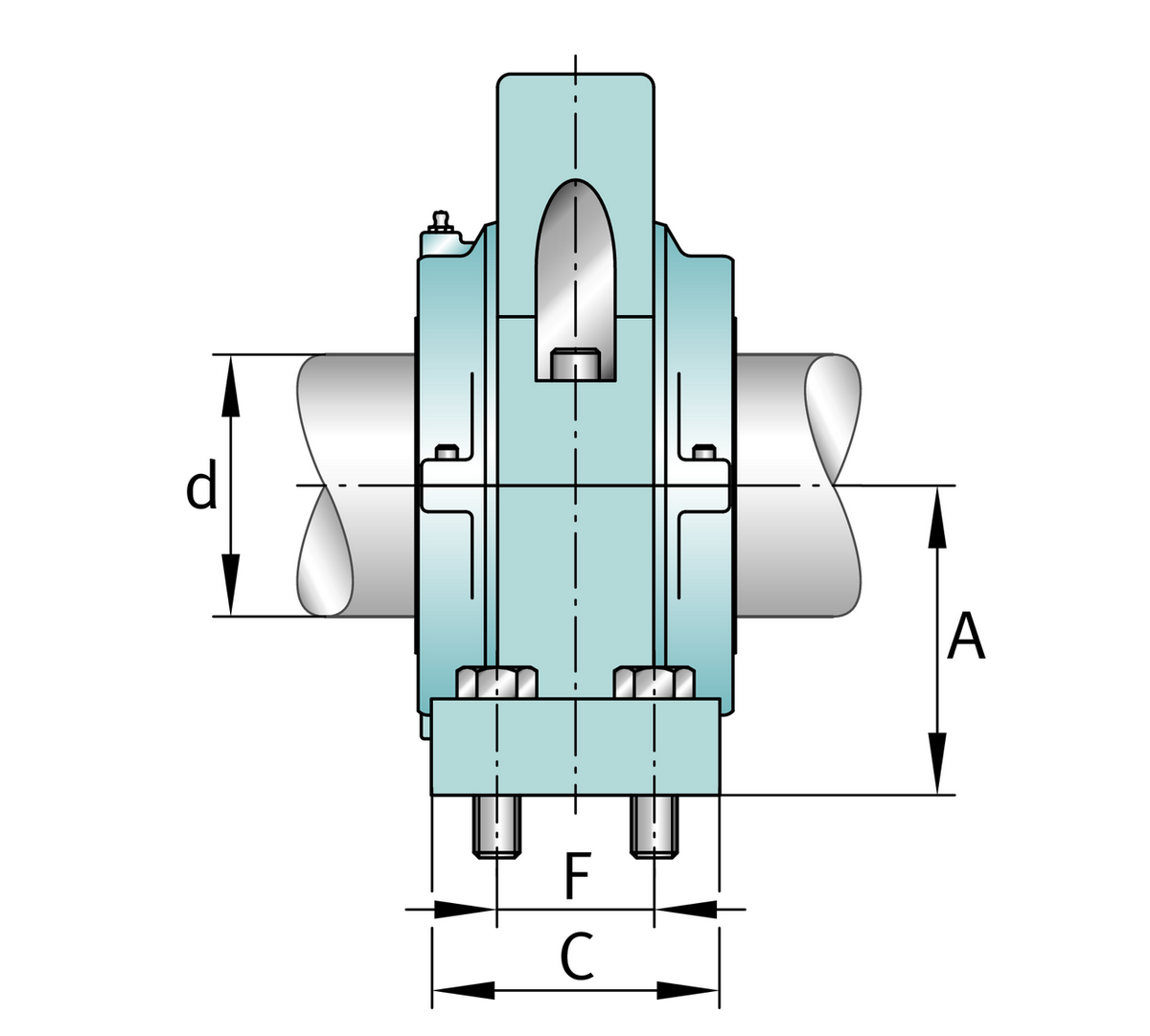 Узел стационарного корпуса FAG S1SNLH-403-HD-2B
