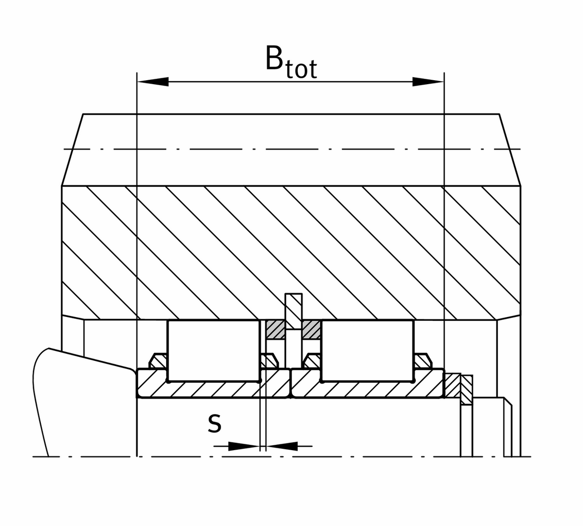 Цилиндрический роликоподшипник FAG F-680537.RN
