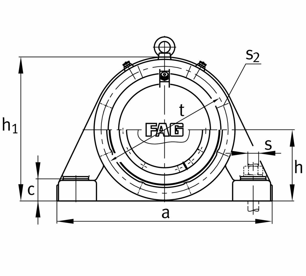 Тело корпуса FAG BND2213-H-W-T-BF-D