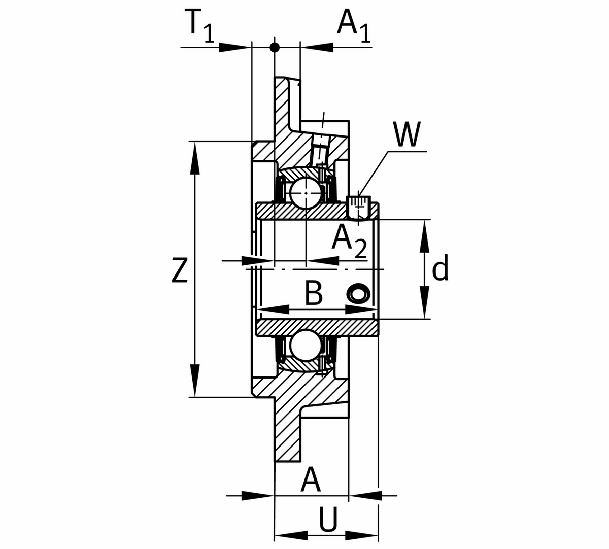 Фланцевый корпус FAG UCFC201