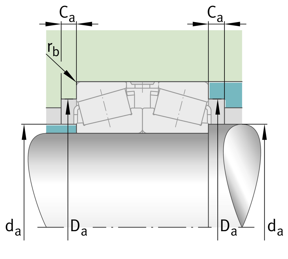 Комплект конического роликоподшипника FAG 32034-X-XL-DF-A0-40