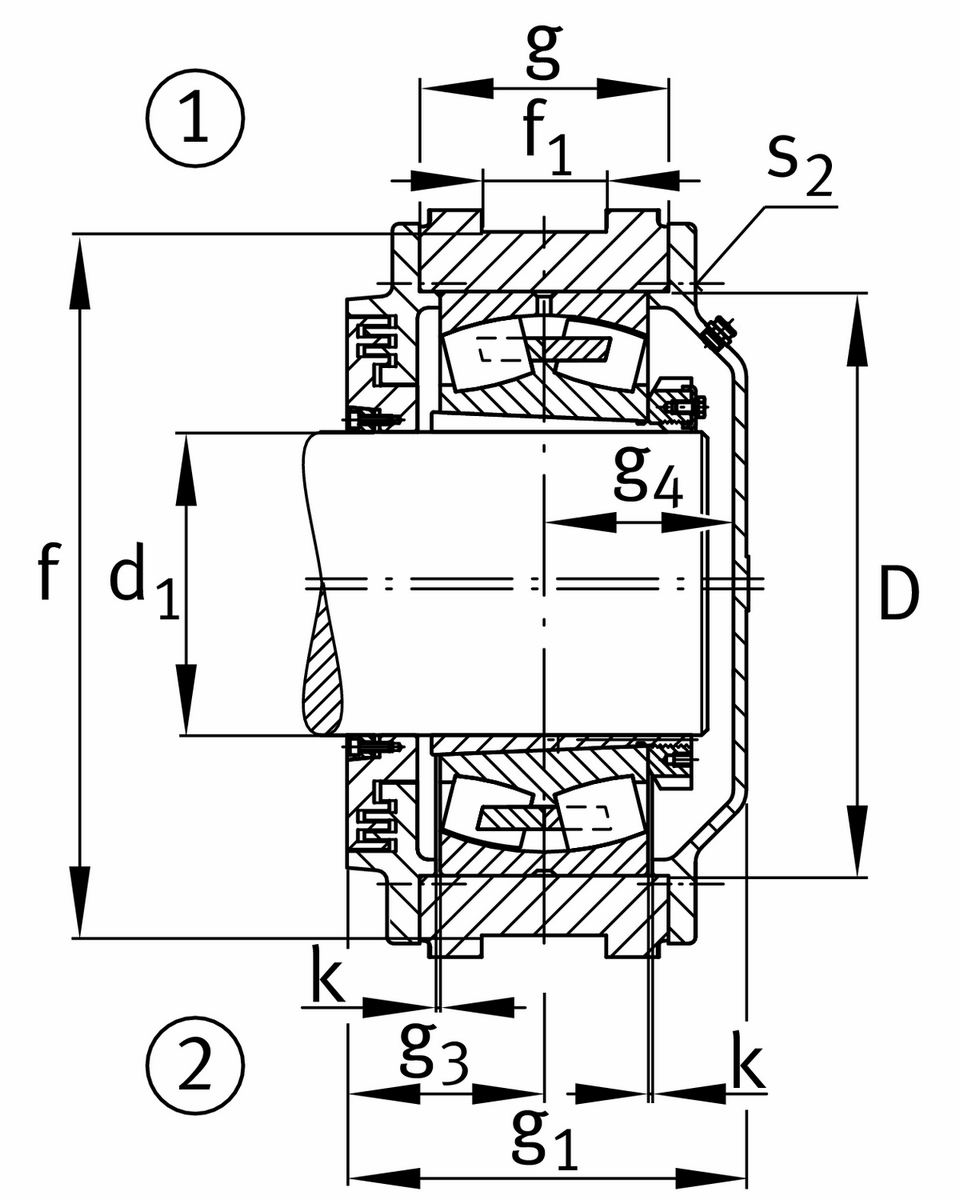 Корпус закрепляемого подшипника FAG SPA3284-H-W-T-AL-D