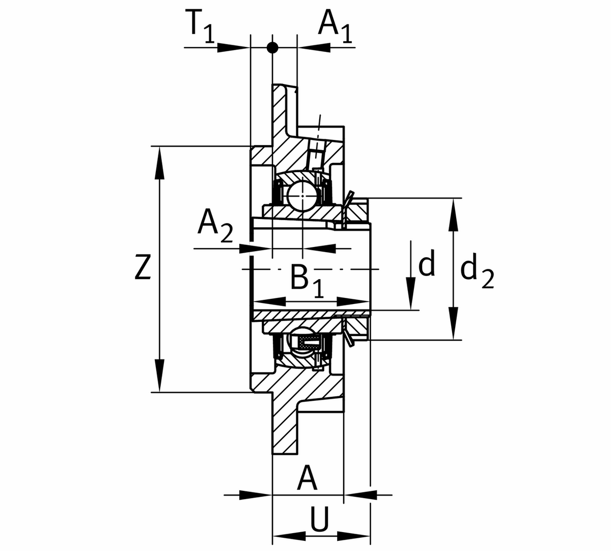 Фланцевый корпус FAG UKFC215