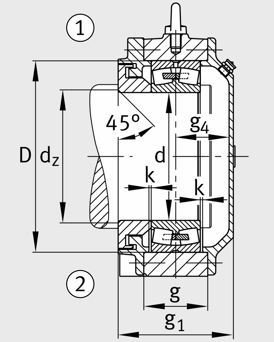 Тело корпуса FAG BND2213-Z-Y-BF-D