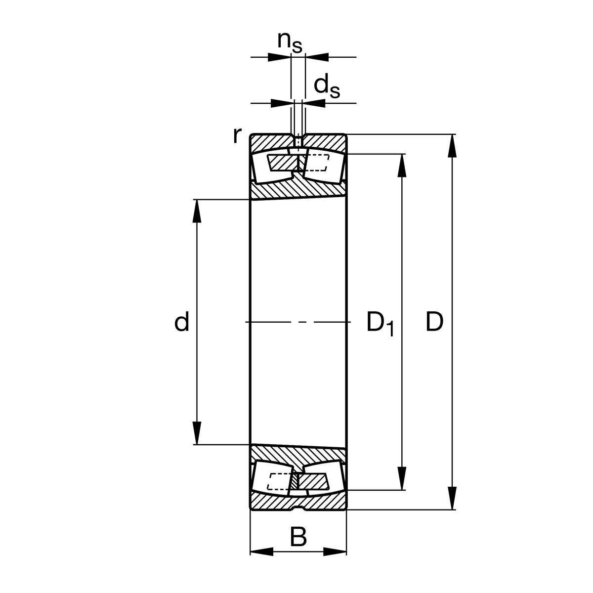 Радиальный сферический роликоподшипник FAG 240/850-B-K30-MB