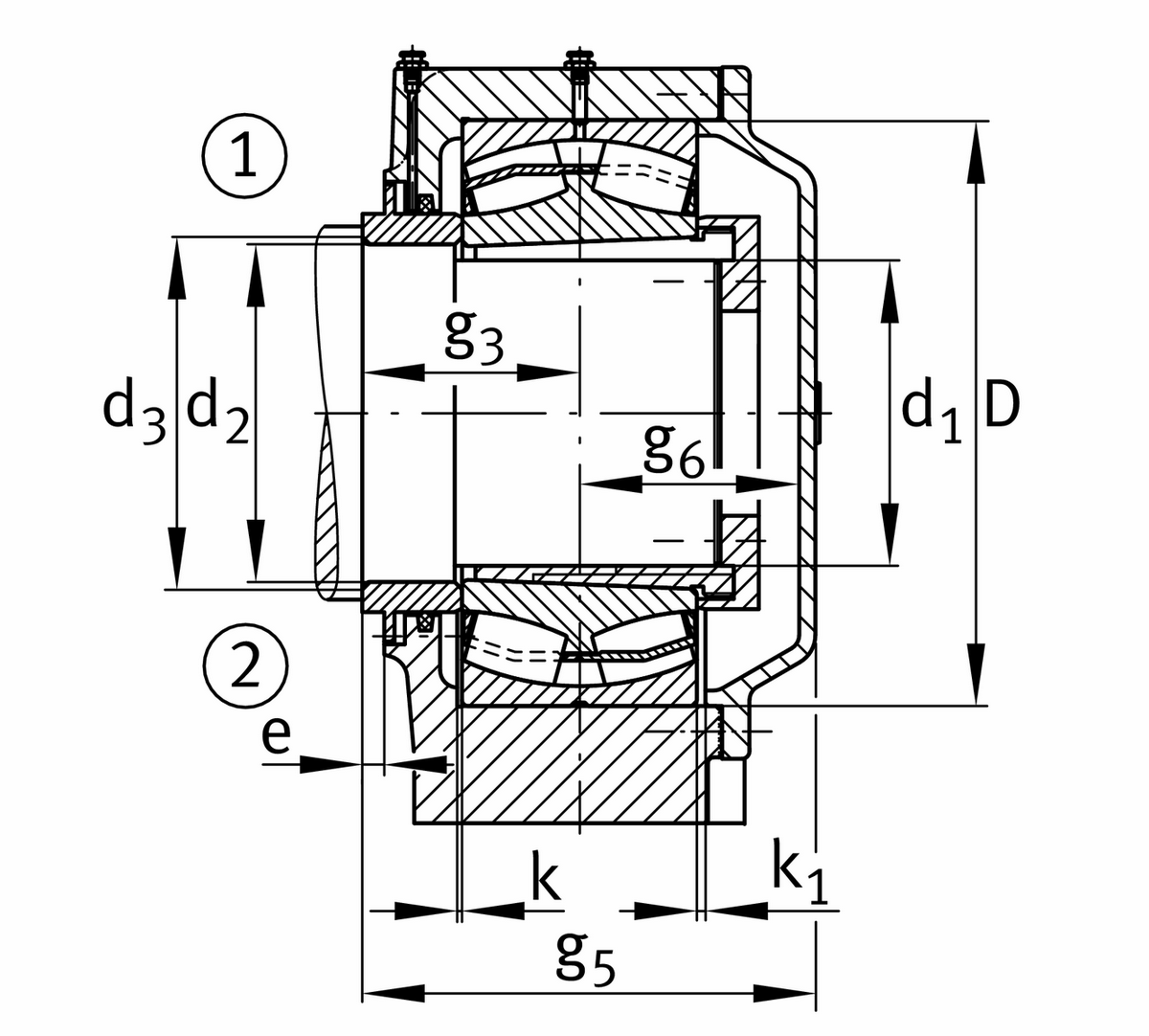 Стационарный корпус FAG RLE4140-AH-AF-L