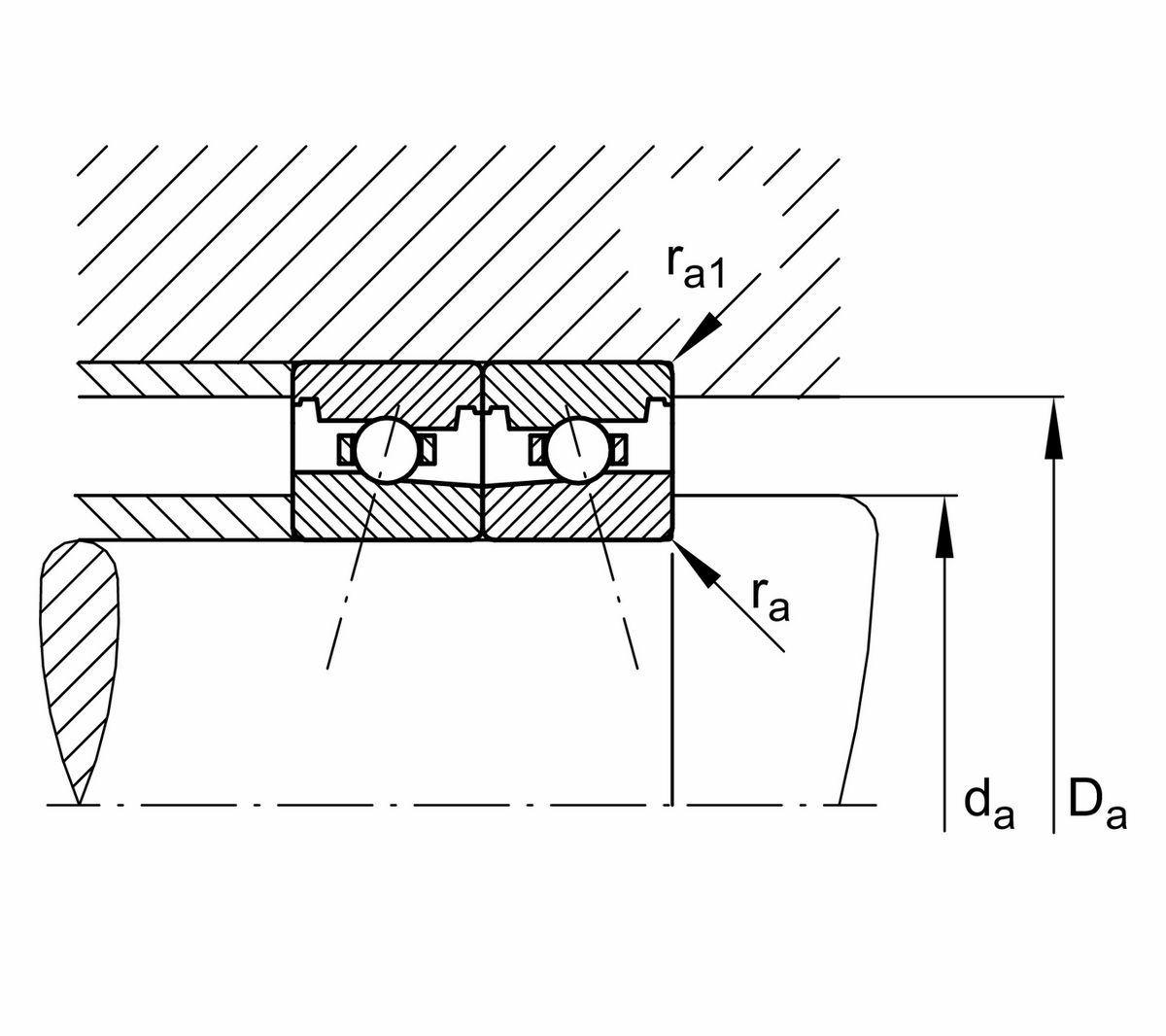 Высокоскоростной шпиндельный подшипник FAG HS7000-E-T-P4S-UL