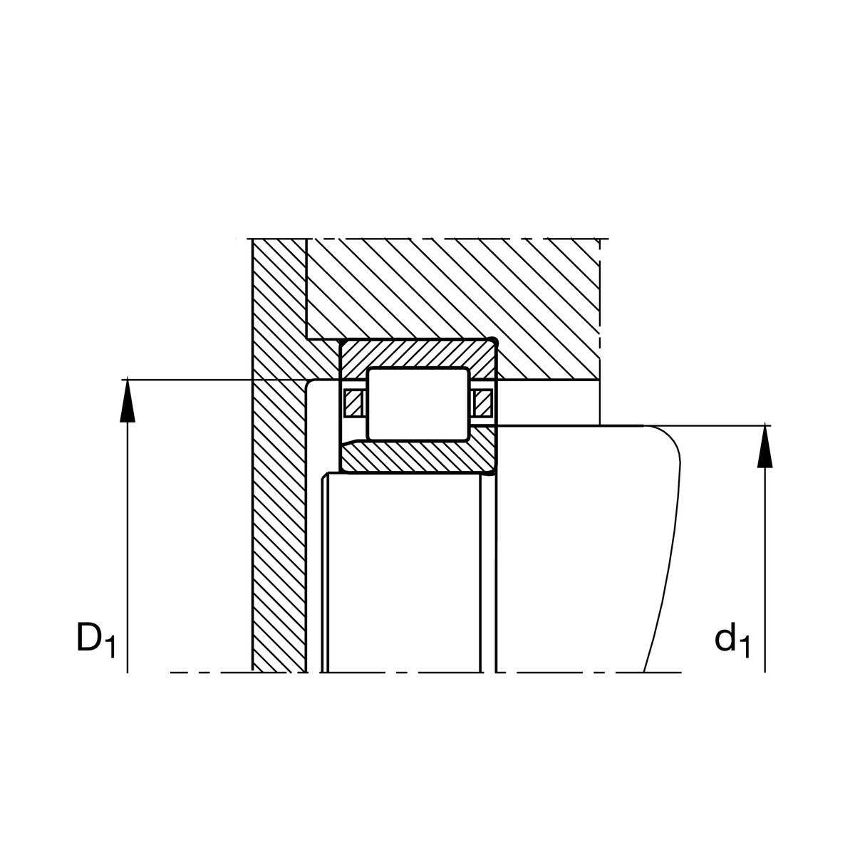 Цилиндрический роликоподшипник FAG NJ2224-E-XL-TVP2-C4