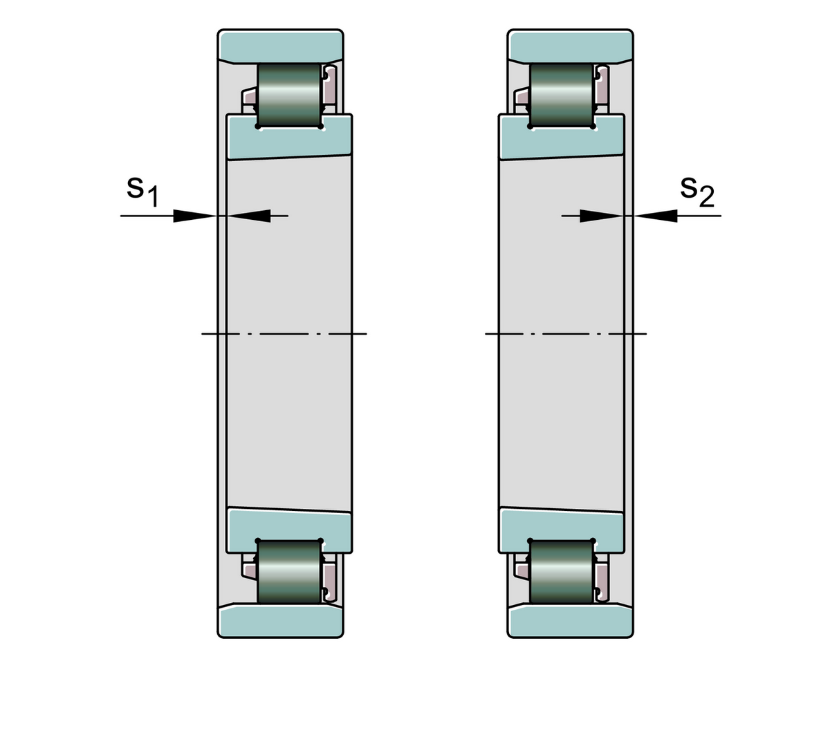 Цилиндрический роликоподшипник FAG HCN1010-D-K-PVPA1-SP-XL