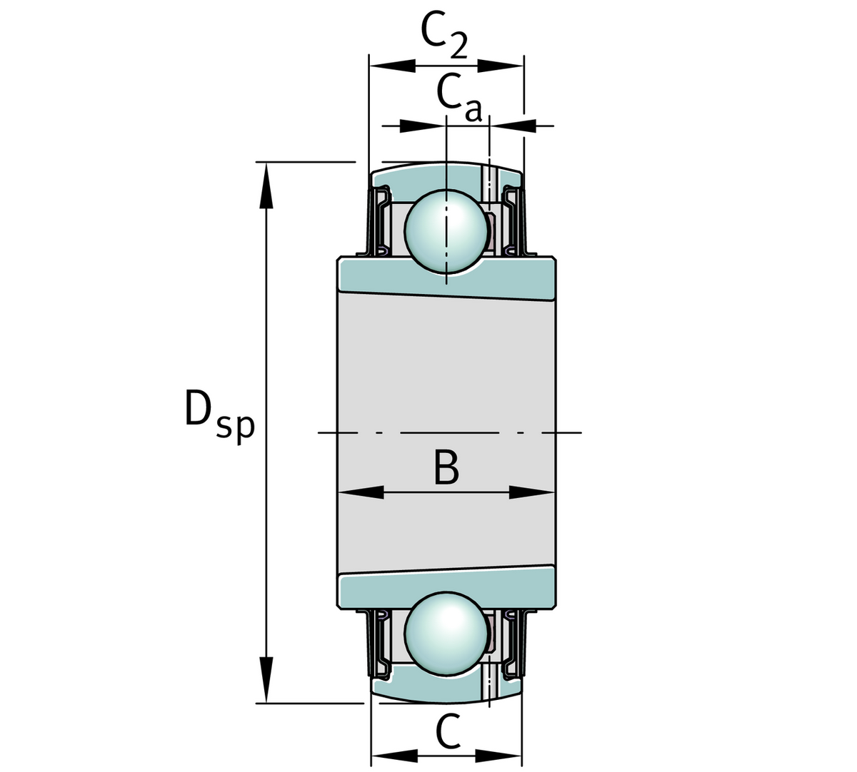 Радиальный закрепляемый шарикоподшипник FAG UK215-OSE
