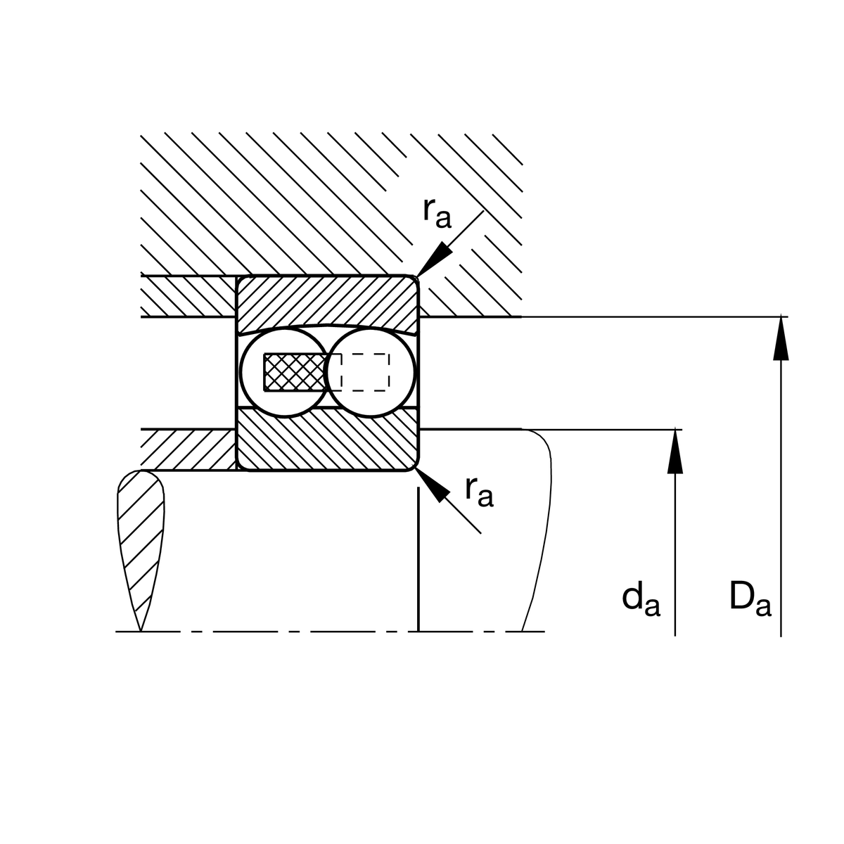 Радиальный сферический шарикоподшипник FAG 1205-TVH>B