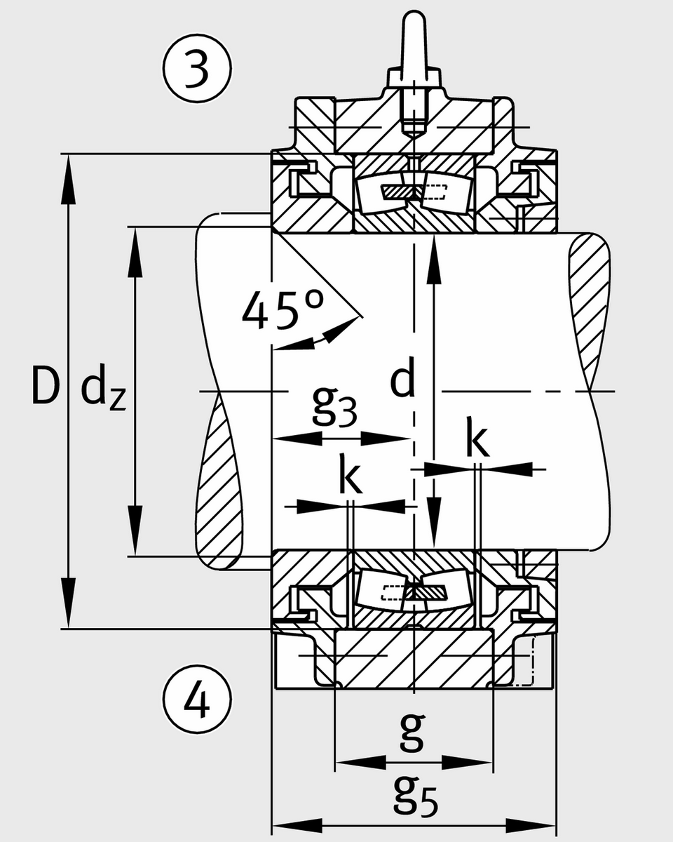 Тело корпуса FAG BND2213-Z-Y-BF-D