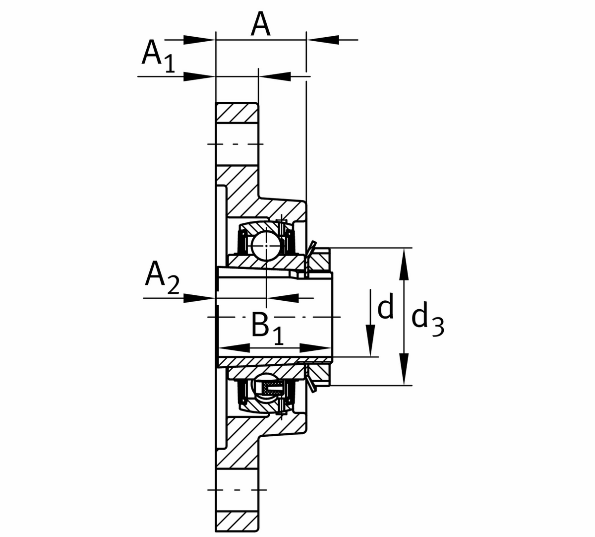 Фланцевый корпус FAG UKFL218