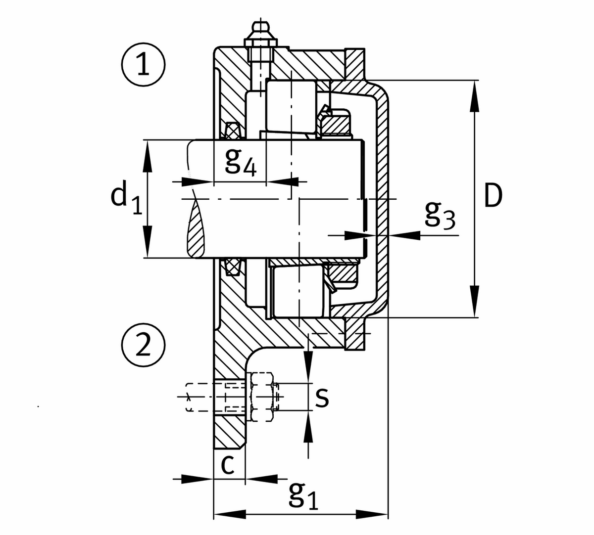 Фланцевый корпус FAG F508-WA-L