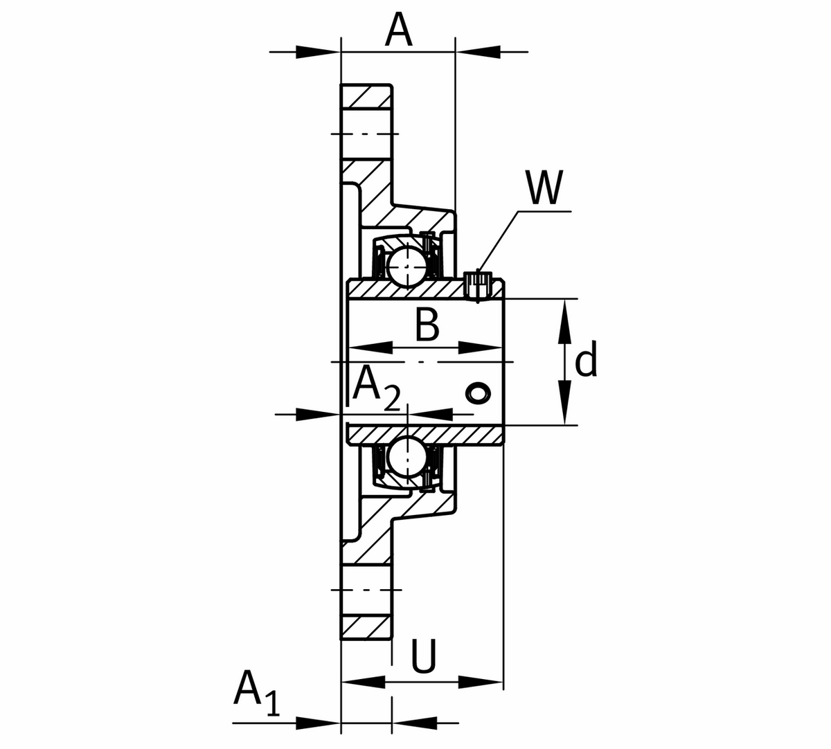 Фланцевый корпус FAG UCFL205-14