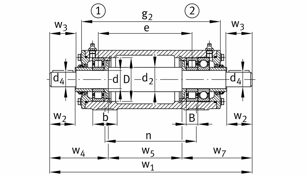 Узел стационарного корпуса FAG VRE313-E