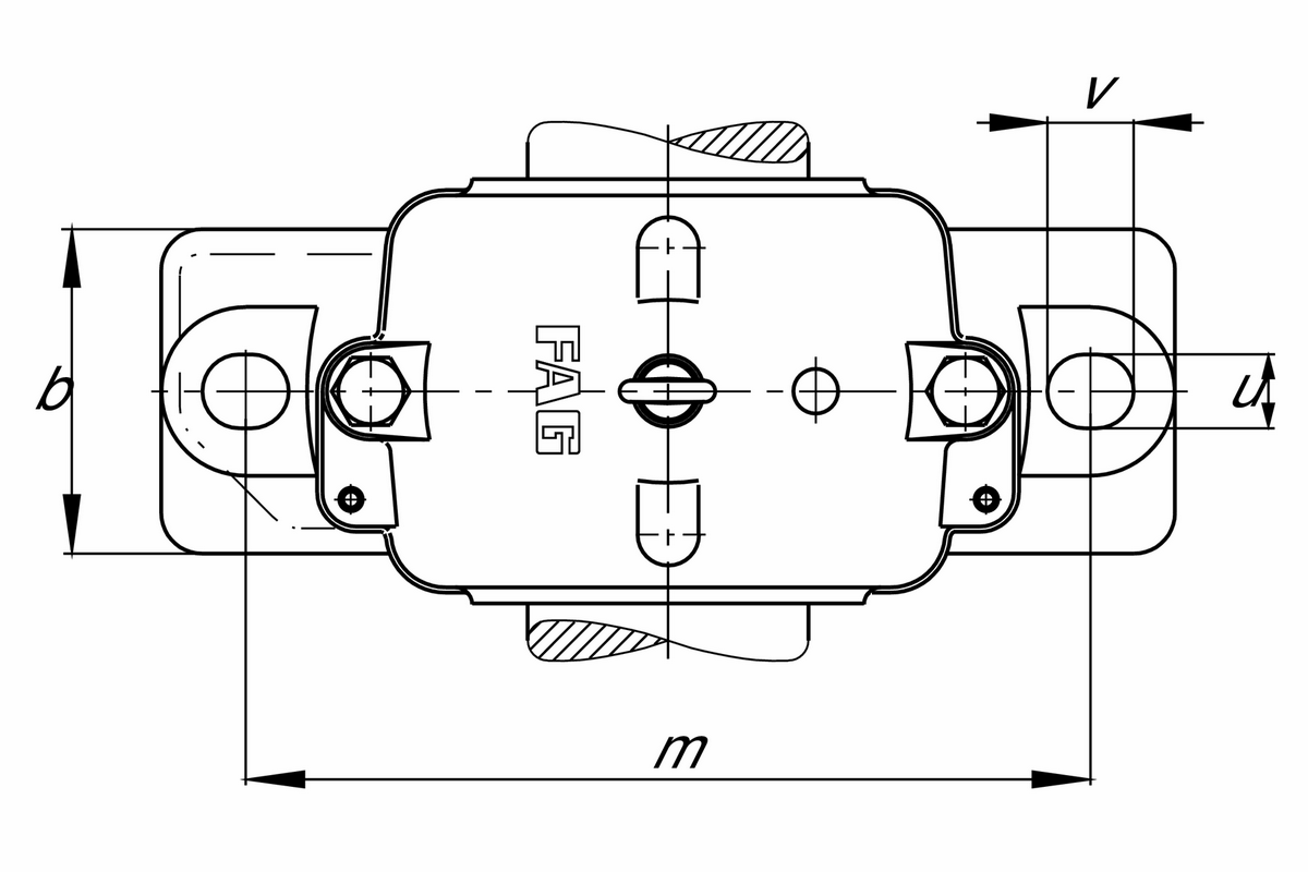 Стационарный корпус FAG S3032-H-N-FZ-AB-L