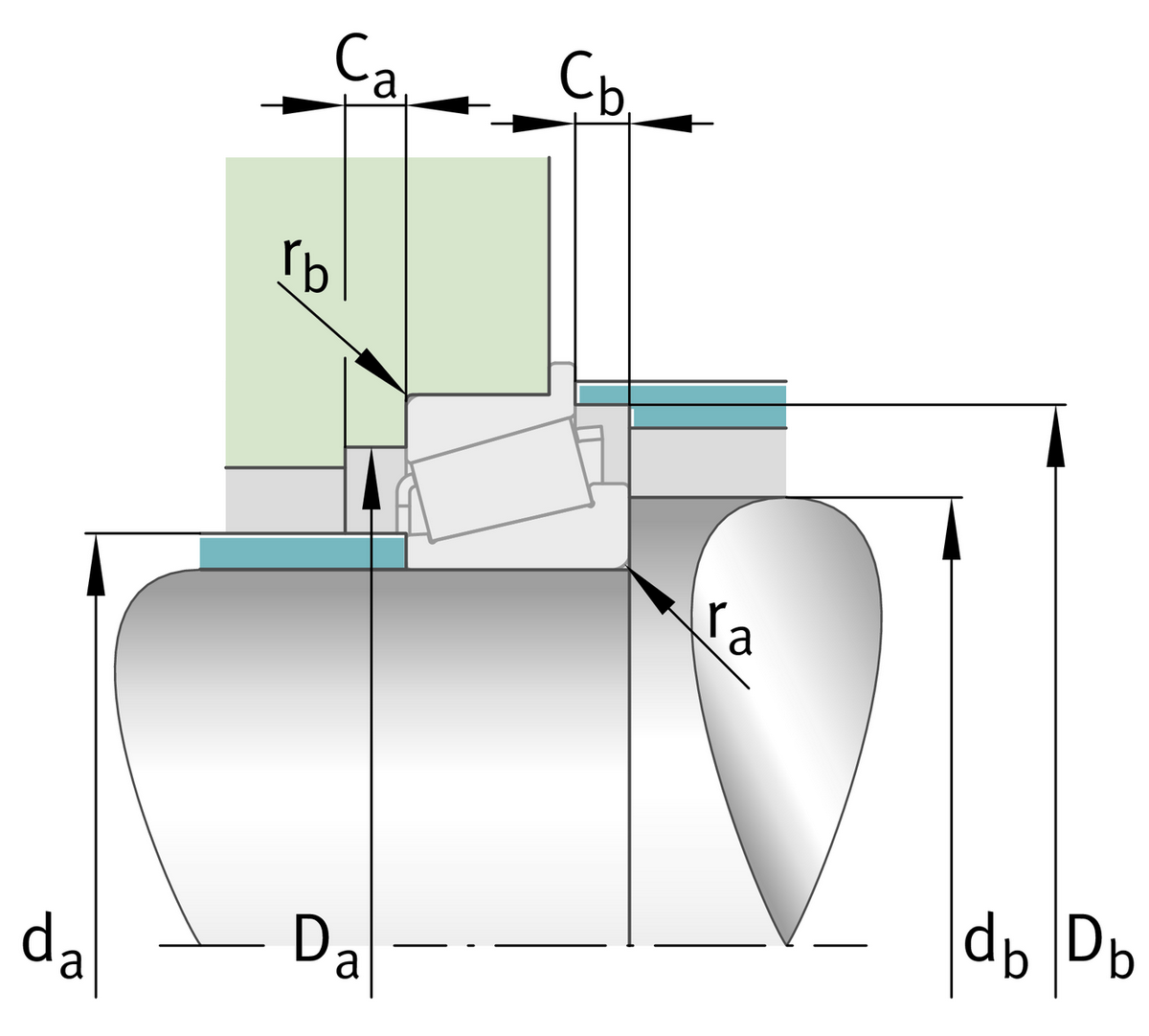 Конический роликоподшипник FAG 33019-XL-R-W215FB