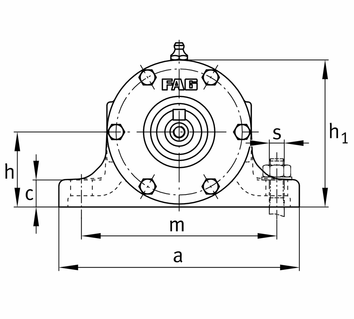 Узел стационарного корпуса FAG VRE306-A