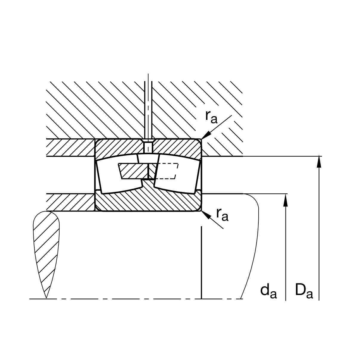 Радиальный сферический роликоподшипник FAG 22213-E1A-XL-M-C4