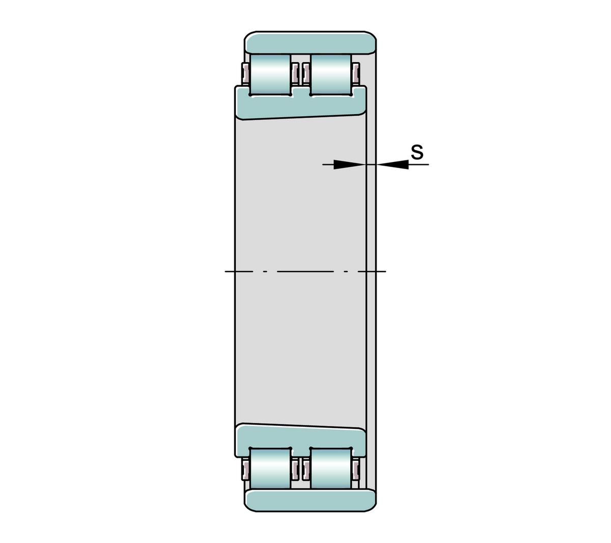 Цилиндрический роликоподшипник FAG NN3012-D-K-TVP-SP-XL