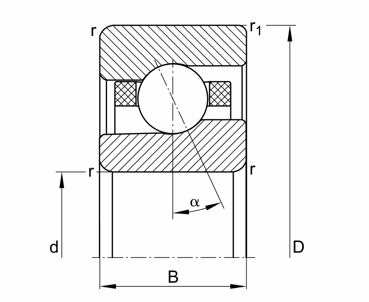 Высокоскоростной шпиндельный подшипник FAG HCM7020-E-T-P4S-UL-XL