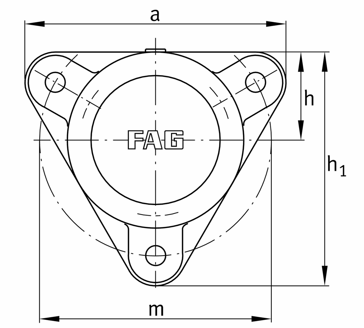 Фланцевый корпус FAG F506-WB-L