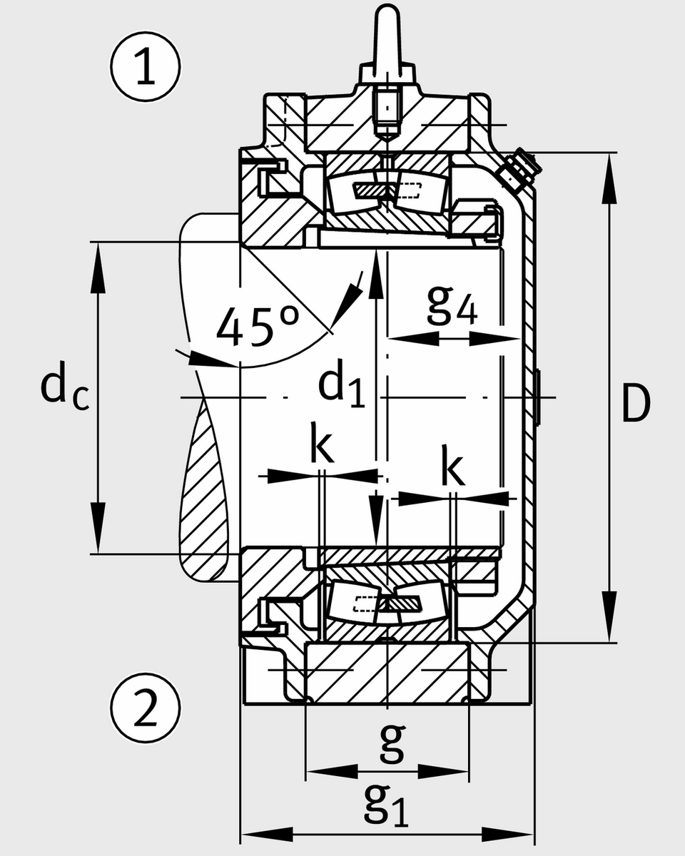Тело корпуса FAG BND2213-H-C-Y-AF-D
