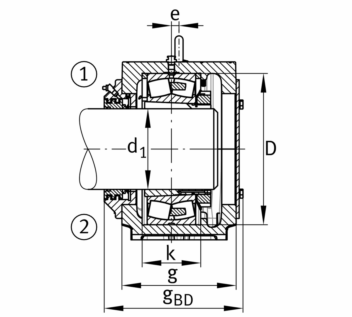 Стационарный корпус FAG SNS30/530-B