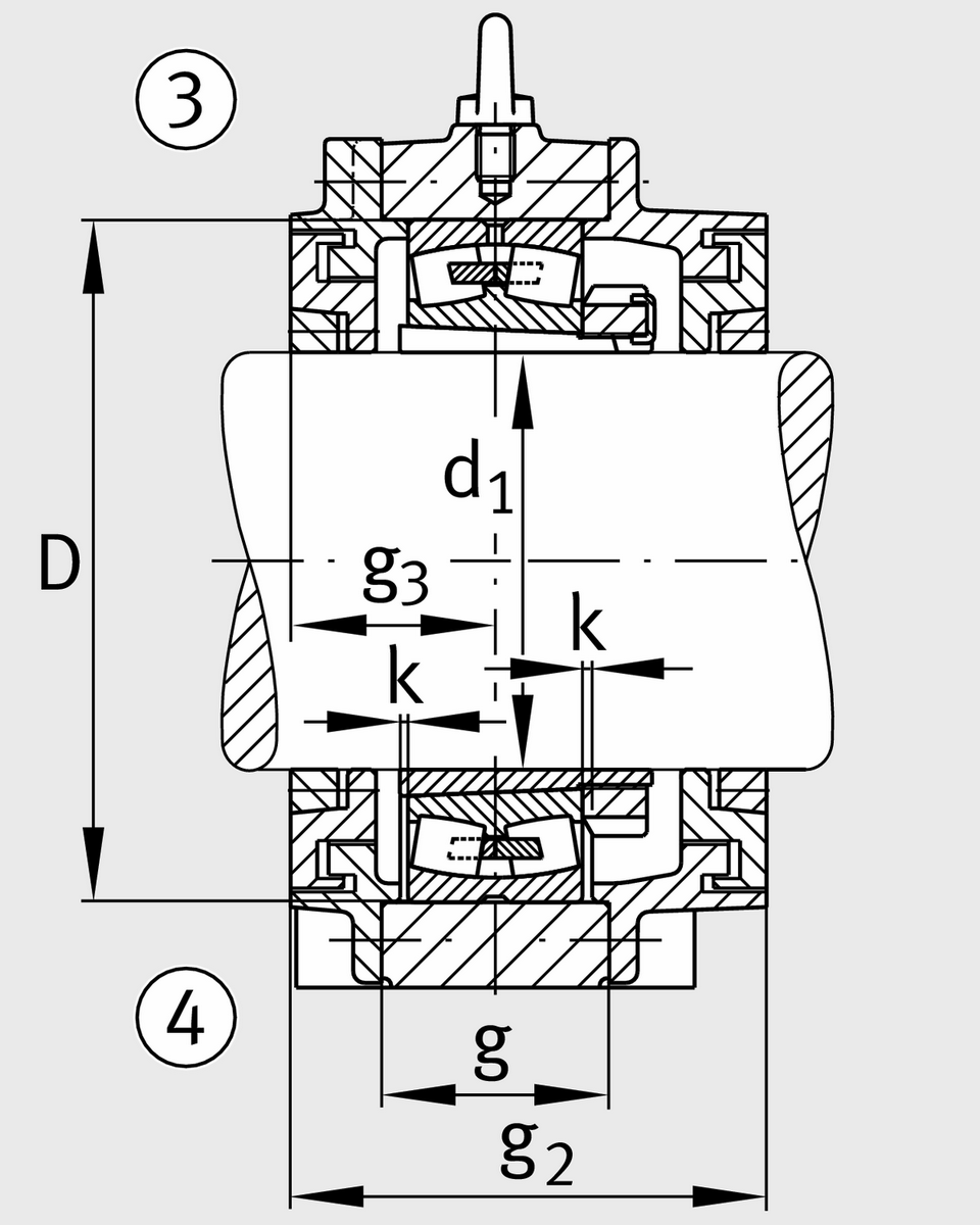 Тело корпуса FAG BND2213-H-W-T-BF-D