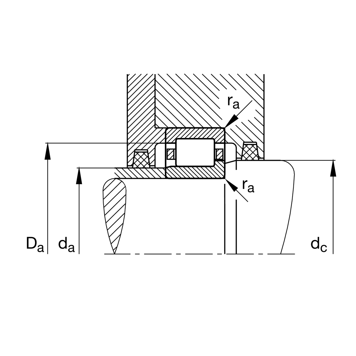 Цилиндрический роликоподшипник FAG NJ2224-E-XL-TVP2-C4