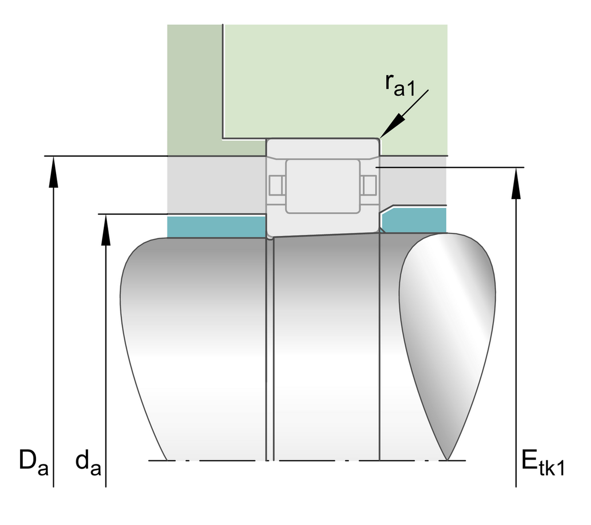 Цилиндрический роликоподшипник FAG N1012-D-K-TVP-SP-XL