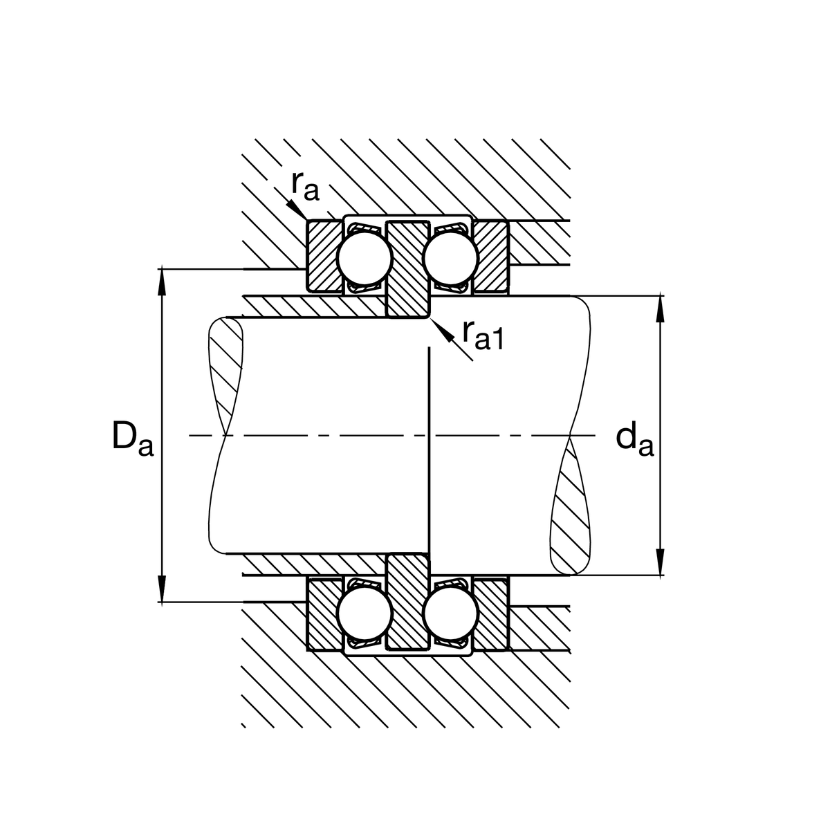 Упорный шарикоподшипник FAG 52334-MP