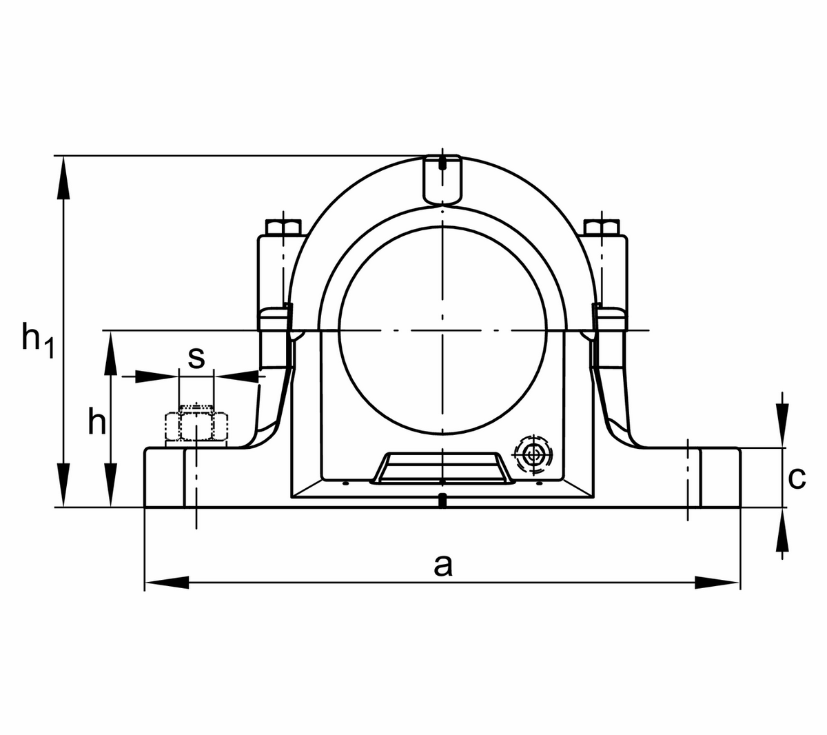 Стационарный корпус FAG SNV340-F-L